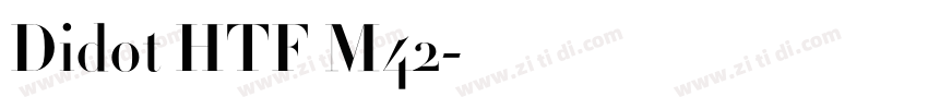 Didot HTF M42字体转换